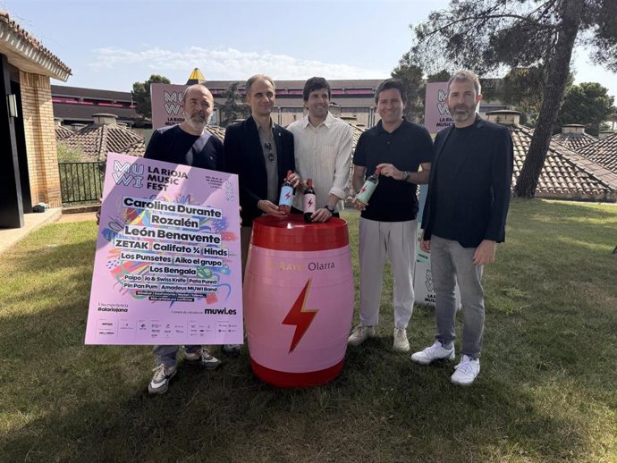 MUWI LA RIOJA MUSIC FEST PRESENTA JUNTOAEL RAYO OLARRA, WINE   PARTNER, UNA   COMPLETA   Y   VARIADA AGENDA    DE    ACTIVIDADESCON    EL    VINO    COMO PROTAGONISTA