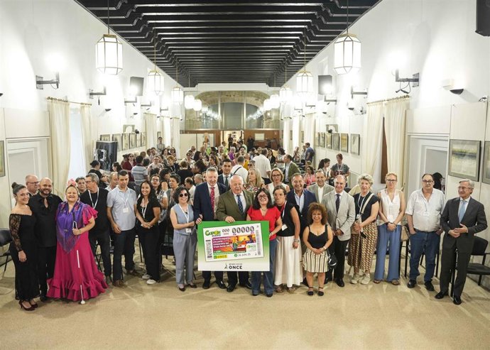 Acto por el día de las personas con sordoceguera celebrado en el Parlamento andaluz.