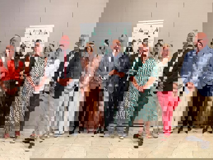 El presidente nacional de Asaja, Pedro Barato, en la clausura de la asamblea de Asaja Toledo.