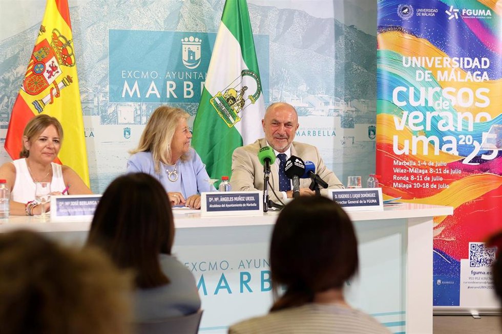 Presentación de los Cursos de Verano de la UMA que se desarrollarán en Marbella.