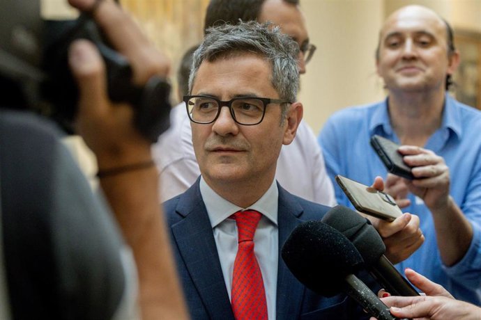 El ministro de Presidencia, Justicia y Relaciones con las Cortes del Gobierno de España, Félix Bolaños.