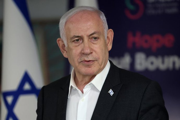 Archivo - Arquivo - O primeiro-ministro de Israel, Benjamin Netanyahu, em uma foto de arquivo.