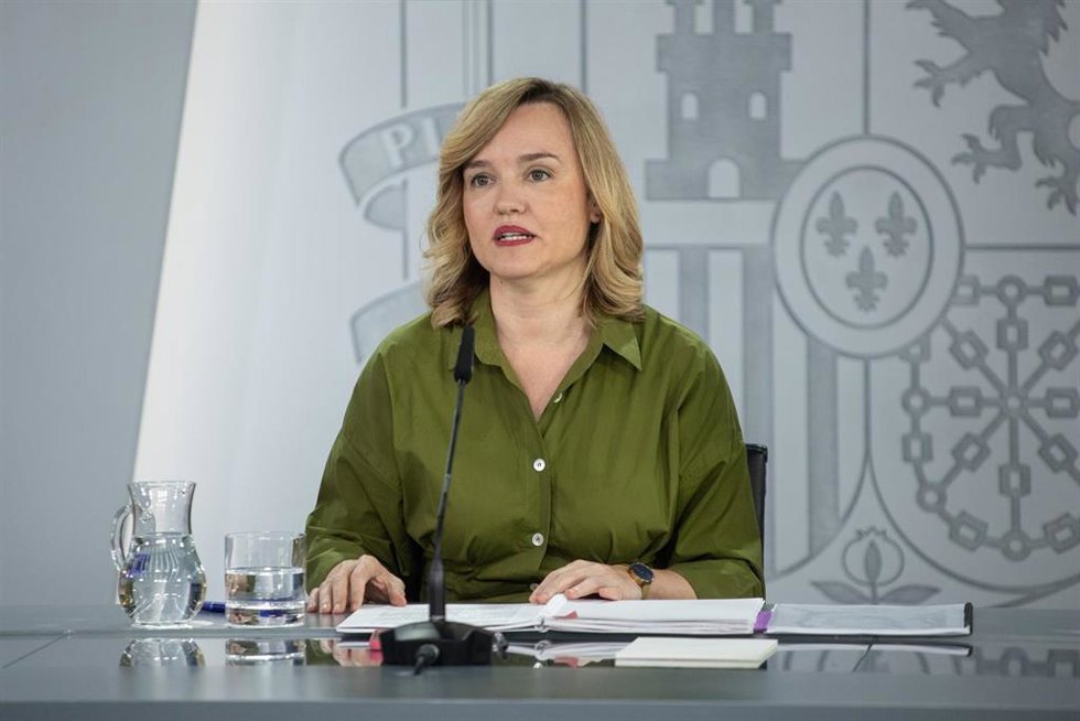 La ministra de Educación, Formación Profesional y Deportes y portavoz del Gobierno, Pilar Alegría