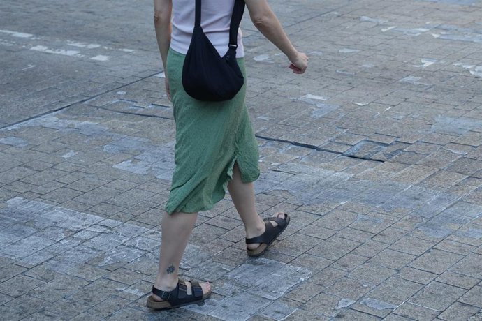 Una mujer en Barcelona