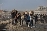 Foto: O.Próximo.-Ascienden a 49 los muertos en un nuevo ataque de Israel contra personas que esperaban a recibir ayuda en Gaza