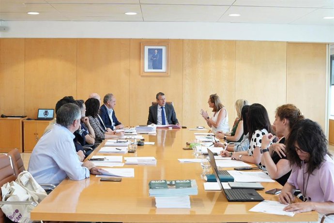 Sesión de la junta de gobierno de la Diputación de Sevilla