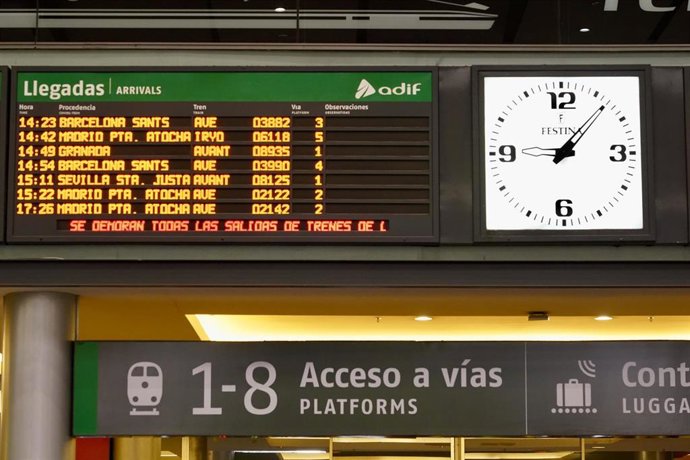 Archivo - Estación de María Zambrano en Málaga