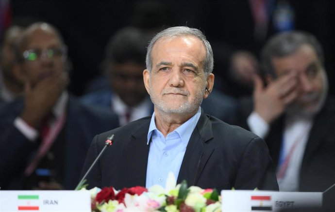 Archivo - El presidente de Irán, Masud Pezeshkian, en una imagen de archivo.