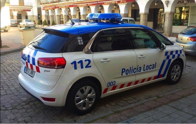 Vehículo de la Policía Local de Peñaranda.