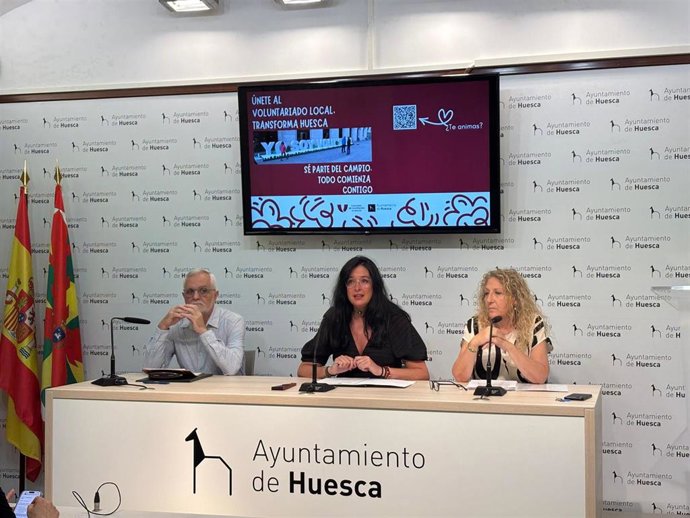 El Ayuntamiento de Huesca ha suscrito un convenio con la Plataforma del Voluntariado de Aragón.