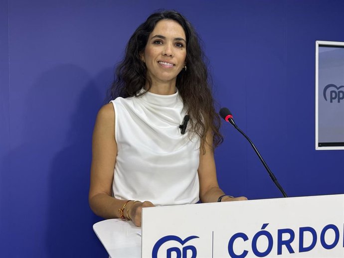 La senadora del PP por Córdoba y portavoz de Agricultura en el Senado, Lorena Guerra.