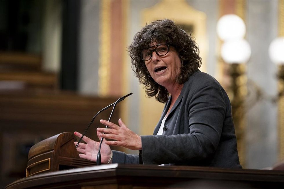 Archivo - La diputada de ERC Teresa Jord, interviene durante una sesión plenaria en el Congreso de los Diputados, a 6 de mayo de 2025, en Madrid (España). 