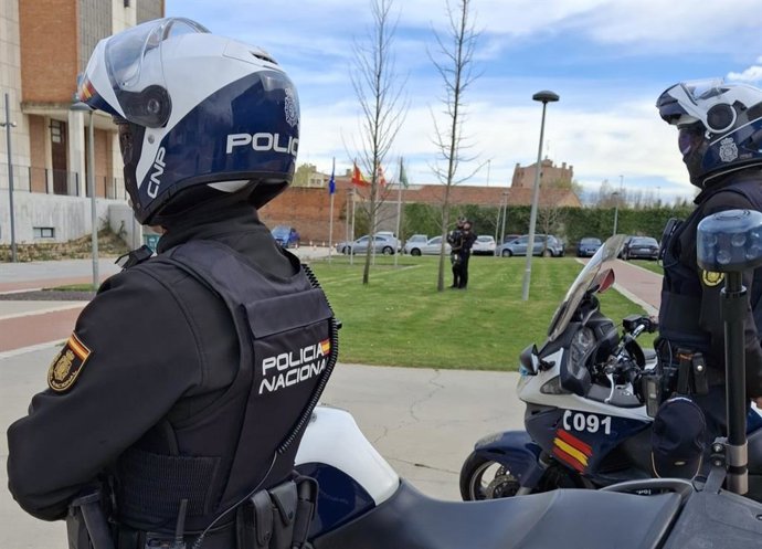 Agentes de la Policía Nacional de Valladolid.