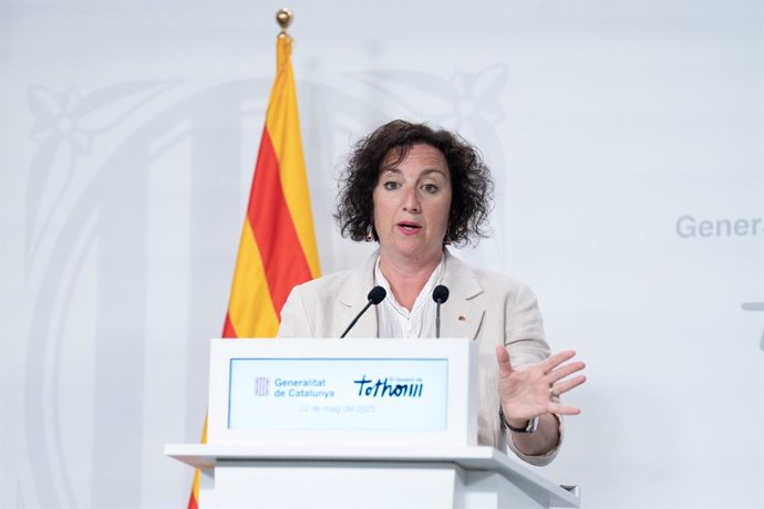 Archivo - Arxiu - La consellera d'Economia i Finances, Alícia Romero
