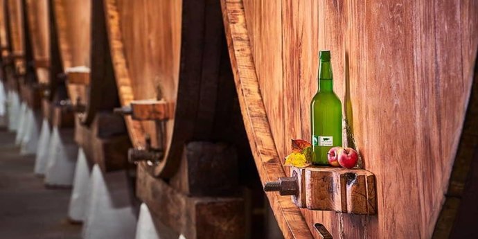 Llagar de sidra asturiana.