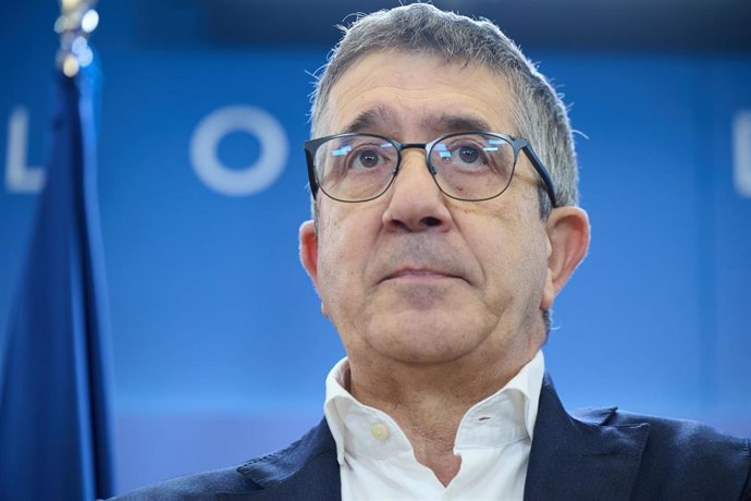 El portavoz del PSOE en el Congreso, Patxi López