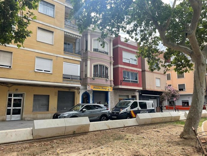 Presencia policial en el lugar de los hechos