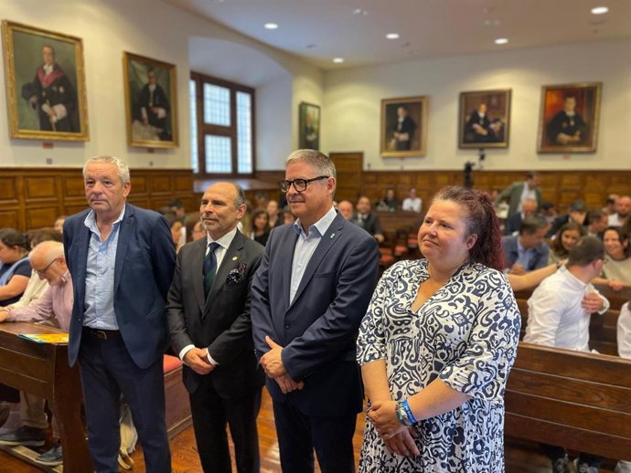 Acto de entrega de los reconocimientos Compromiso con la Inclusión, organizado por la Asociación Down Asturias con motivo de su 40 aniversario.