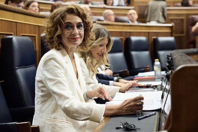 La vicepresidenta primera i ministra d'Hisenda, María Jesús Montero