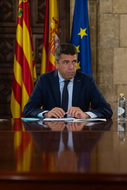 El president de la Generalitat, Carlos Mazón, en imatge d'arxiu. 