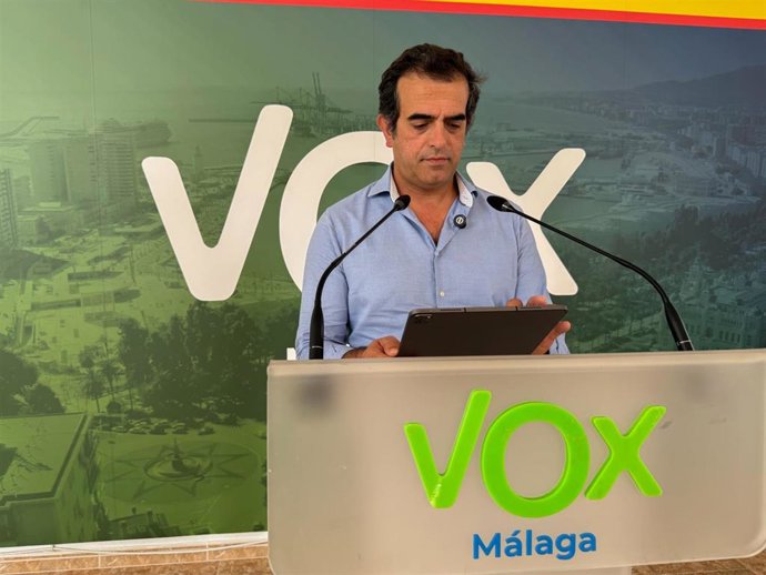 El presidente de Vox Málaga, Antonio Sevilla,en una imagen de archivo 