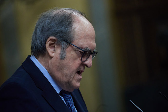 El Defensor del Pueblo, Ángel Gabilondo, interviene durante una sesión plenaria en el Congreso de los Diputados, a 12 de junio de 2025, en Madrid (España).
