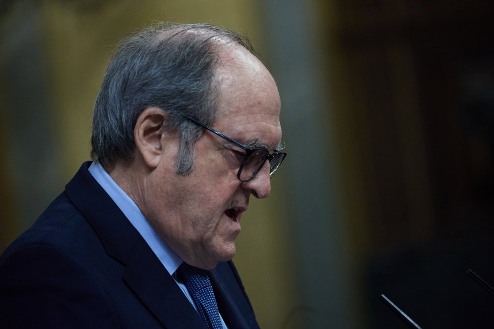 El Defensor del Pueblo, Ángel Gabilondo, interviene durante una sesión plenaria en el Congreso de los Diputados, a 12 de junio de 2025, en Madrid (España).