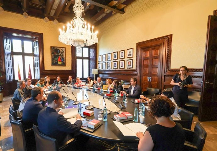 Reunión de la Junta de Portavoces del Parlament