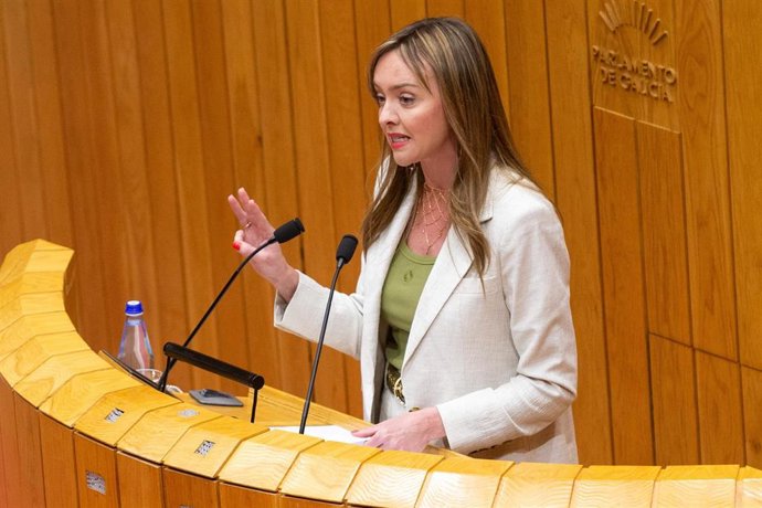 Archivo - La conselleira de Política Social e Igualdade, Fabiola García, en el Parlamento