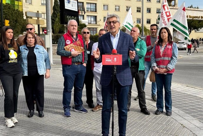 El secretario general del PSOE de Málaga, Josele Aguilar, en una imagen de archivo
