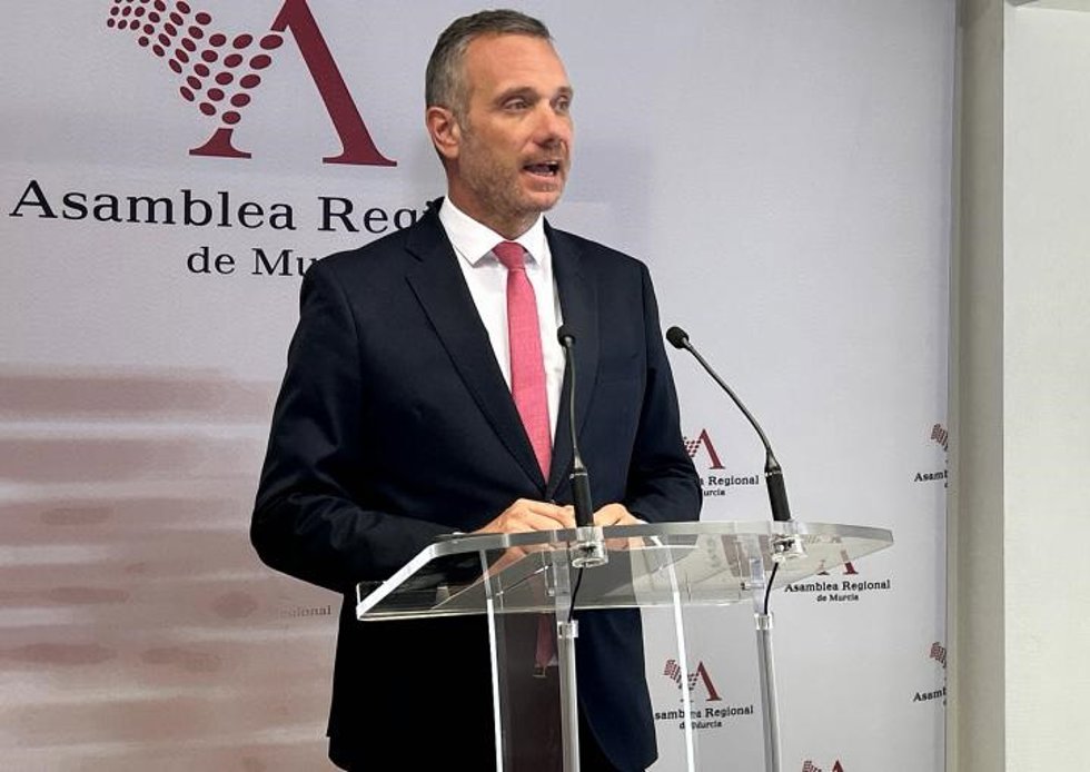 El portavoz del Grupo Parlamentario Popular, Joaquín Segado