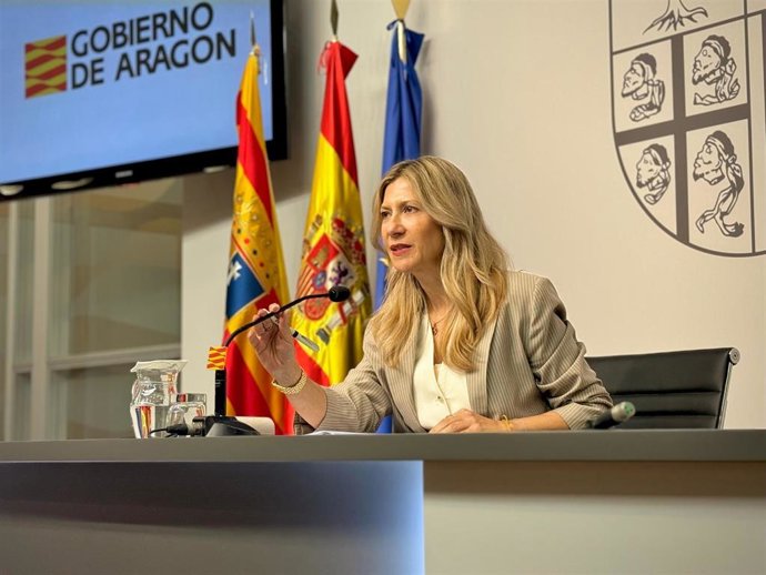 La vicepresidenta del Gobierno de Aragón, Mar Vaquero.