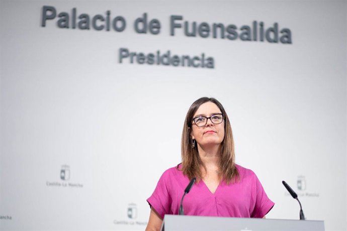 La portavoz del Gobierno de C-LM, Esther Padilla.