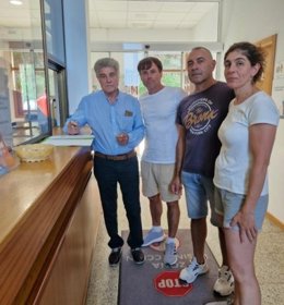 Imagen de los concejales del PSOE de Oia.