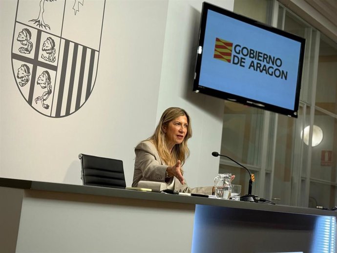 Mar Vaquero es la vicepresidenta del Gobierno de Aragón.