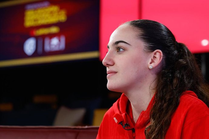 Archivo - La jugadora de la selección española Iyana Martin, en una entrevista a Europa Press.