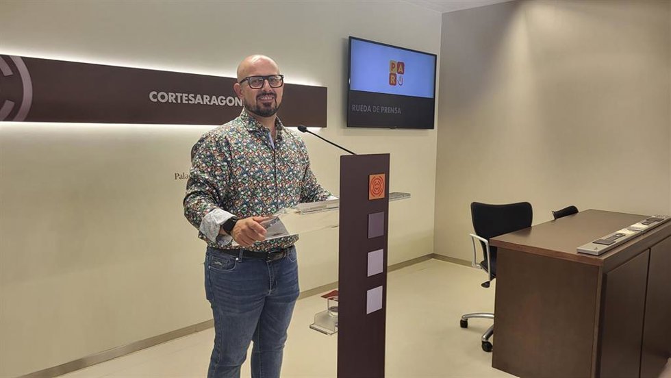 El diputado del PAR en las Cortes de Aragón, Alberto Izquierdo.