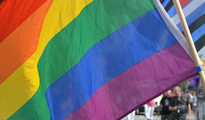 Archivo - Imagen de archivo de una bandera del colectivo Lgtbi. 