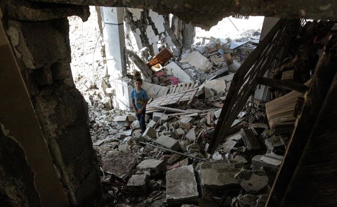 Archivo - El cineasta presenta una campaña de crowdfunding para financiar 'Nacido en Gaza 2'.