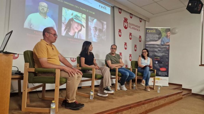 Acto de presentación de RUVIL-The Rural Village Link en Villafranca del Cid (Castellón)