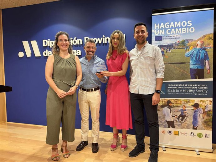 Un proyecto de la Diputación y la UMA que promueve estilos de vida saludable entre las personas mayores, reconocido como ‘Proyecto europeo del mes’