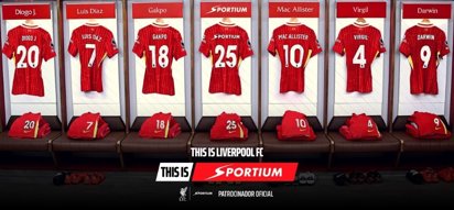 Interfaz de usuario de Sportium mostrando opciones de apuestas en vivo y casino