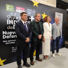 La vicepresidenta primera del Gobierno, María Jesús Montero (2d), en la inauguración de las jornadas.
