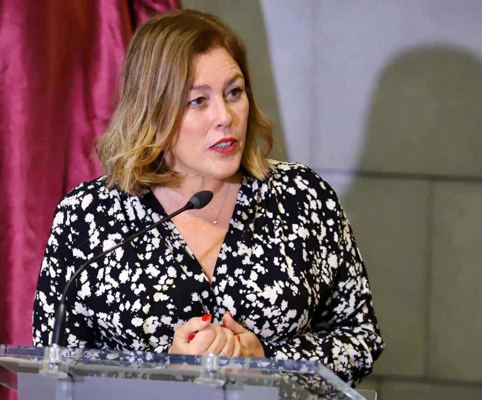 La presidenta del Partido Popular de Lanzarote, Astrid Pérez