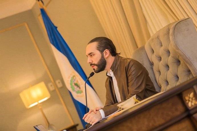 Archivo - El presidente de El Salvador, Nayib Bukele.