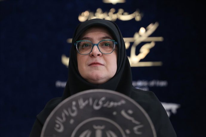 Archivo - Arquivo - Fatemé Mohajerani, porta-voz do governo iraniano.