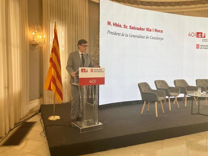 El presidente de la Generalitat, Salvador Illa.