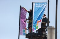 El alcalde apela a la colaboración de los sevillanos en la Cumbre de la ONU y pide "disculpas" por las "molestias"