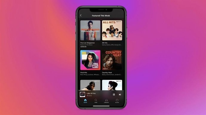 Recurso de música da Amazon