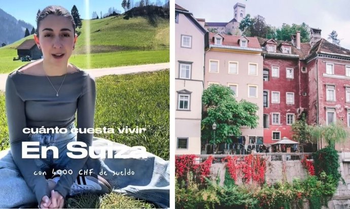 Una española explica cuánto paga por vivir en Suiza con 4.000 francos: lo que le queda para ahorrar sorprende